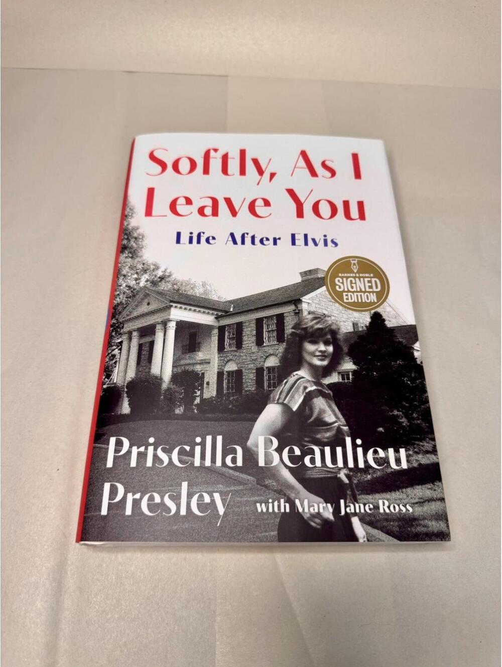 Elvis Presley Softly as I Leave You Priscilla Presley Signed Book Barnes & Noble